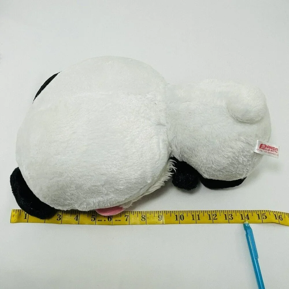 Japanese Original Sanrio Hello Kitty Panda Plush Toy Costume Strawberry Kawaii - Picture 5 of 10